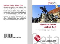 Copertina di Romanian General Election, 1946