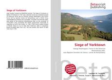 Buchcover von Siege of Yorktown