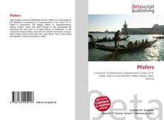 Portada del libro de Pfafers