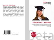 Portada del libro de University of Cincinnati