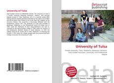 Portada del libro de University of Tulsa