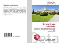 Copertina di Stephanie von Hohenlohe