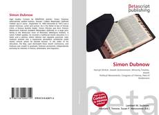 Copertina di Simon Dubnow