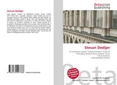 Copertina di Stevan Dedijer
