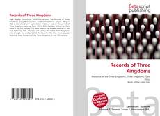 Copertina di Records of Three Kingdoms
