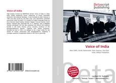 Capa do livro de Voice of India 