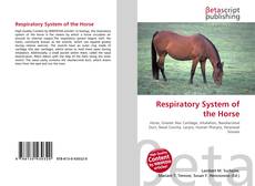 Couverture de Respiratory System of the Horse