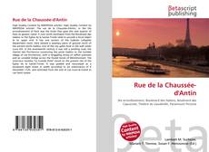 Couverture de Rue de la Chaussée-d'Antin