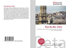 Copertina di Rue du Bac, Paris