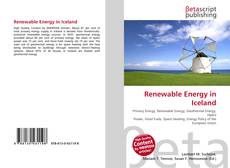 Renewable Energy in Iceland kitap kapağı