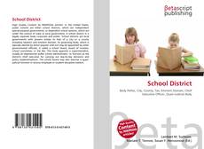 Bookcover of School District