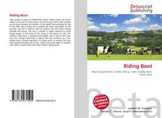 Bookcover of Riding Boot