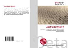 Copertina di Abstrakter Begriff
