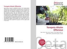 Buchcover von Toropets–Kholm Offensive
