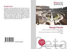Copertina di Rouge Forum