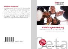 Copertina di Abteilungsvertretung