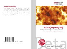 Buchcover von Abtragssprengung