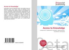 Access to Knowledge的封面