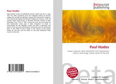 Portada del libro de Paul Hodes