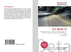 Borítókép a  U.S. Route 13 - hoz