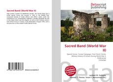 Bookcover of Sacred Band (World War II)