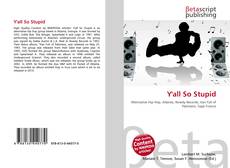 Capa do livro de Y'all So Stupid 