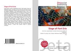 Capa do livro de Siege of Fort Erie 