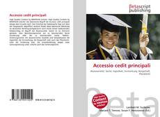 Couverture de Accessio cedit principali