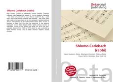 Couverture de Shlomo Carlebach (rabbi)