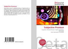 Copertina di Subjective Pronoun