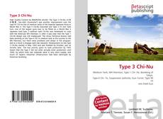 Borítókép a  Type 3 Chi-Nu - hoz
