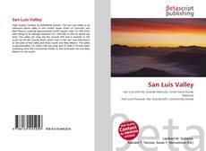 Bookcover of San Luis Valley