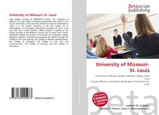 Capa do livro de University of Missouri–St. Louis 