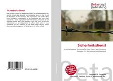 Buchcover von Sicherheitsdienst