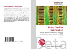 Portada del libro de North Carolina Constitution