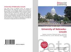 Borítókép a  University of Nebraska–Lincoln - hoz
