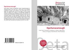 Capa do livro de Opchanacanough 