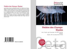 Théâtre des Champs- Élysées kitap kapağı