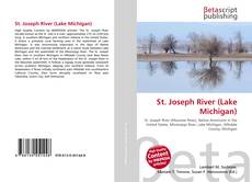 Capa do livro de St. Joseph River (Lake Michigan) 