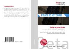 Capa do livro de Zebra Murders 