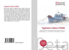 Typhoon Cobra (1944) kitap kapağı