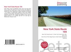 Capa do livro de New York State Route 104 
