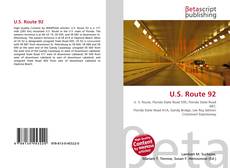 Capa do livro de U.S. Route 92 