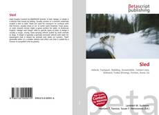 Обложка Sled