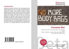 Capa do livro de Yamasee War 