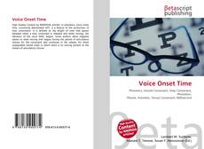 Couverture de Voice Onset Time