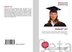 Couverture de Oxford "-er"