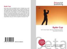 Bookcover of Ryder Cup