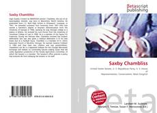Buchcover von Saxby Chambliss