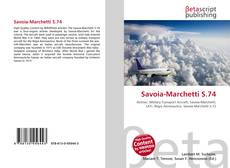 Portada del libro de Savoia-Marchetti S.74